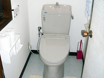 介護保険を利用してお年寄りにも優しいトイレに。