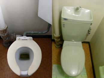 小さいお子様も安心、便座・フタが安全に閉まります。