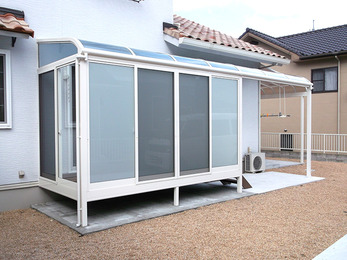 サンルームを設置し、生活機能が向上しました。